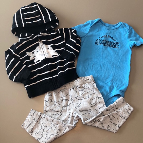 Carter's Other - Carters Just One You Shark outfit